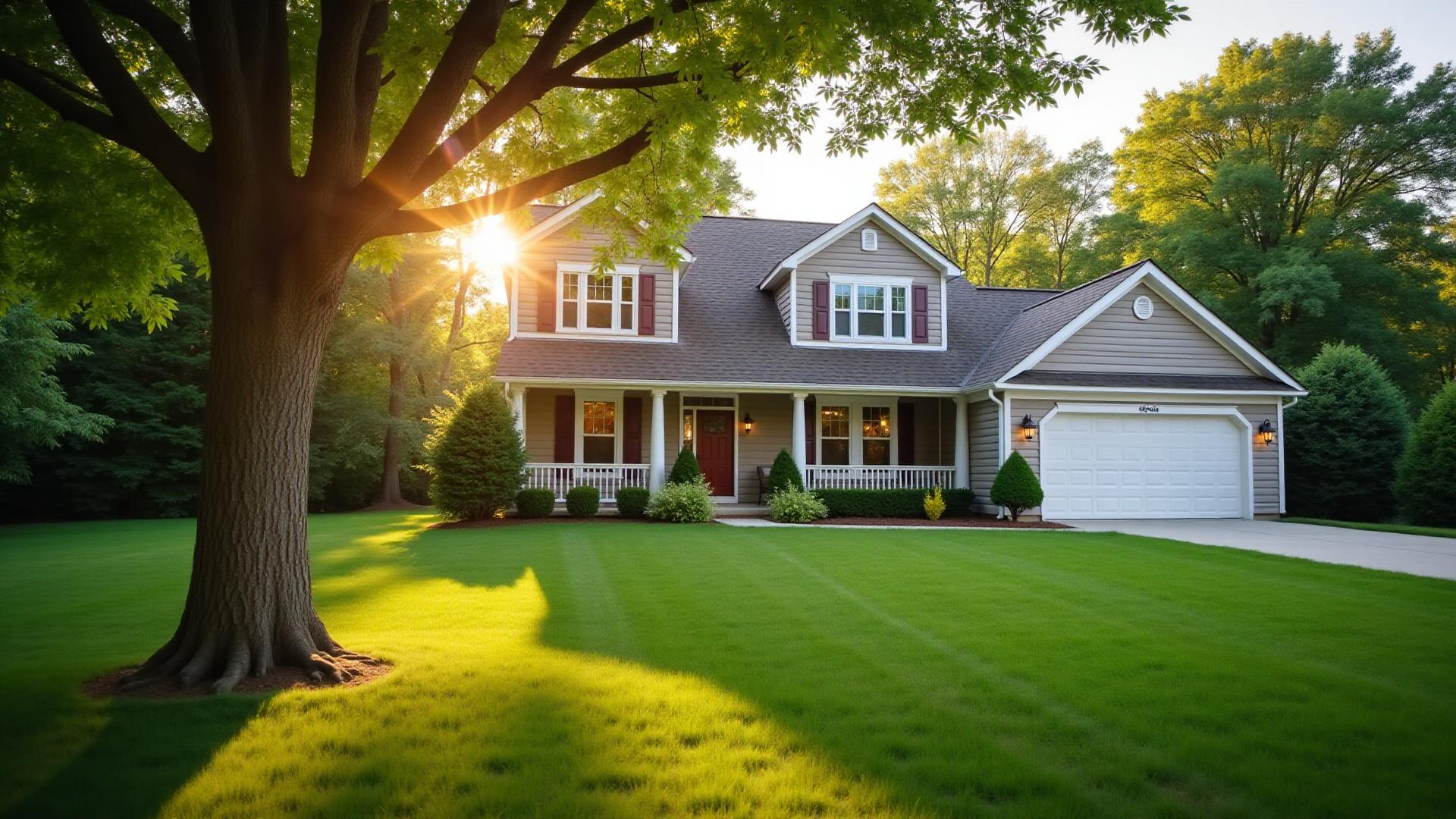 Beautiful suburban home with USDA loan financing